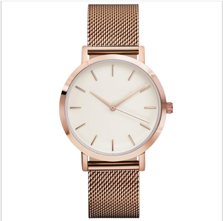 Slim Steel Mesh Band Fashion Watch